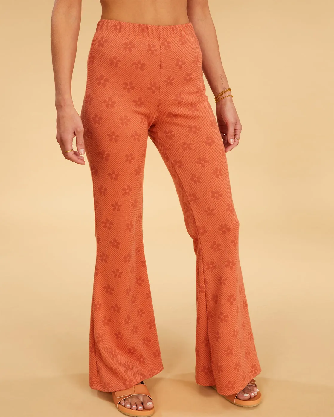 Salty Blonde x Billabong Flared Flowers Flared Pants