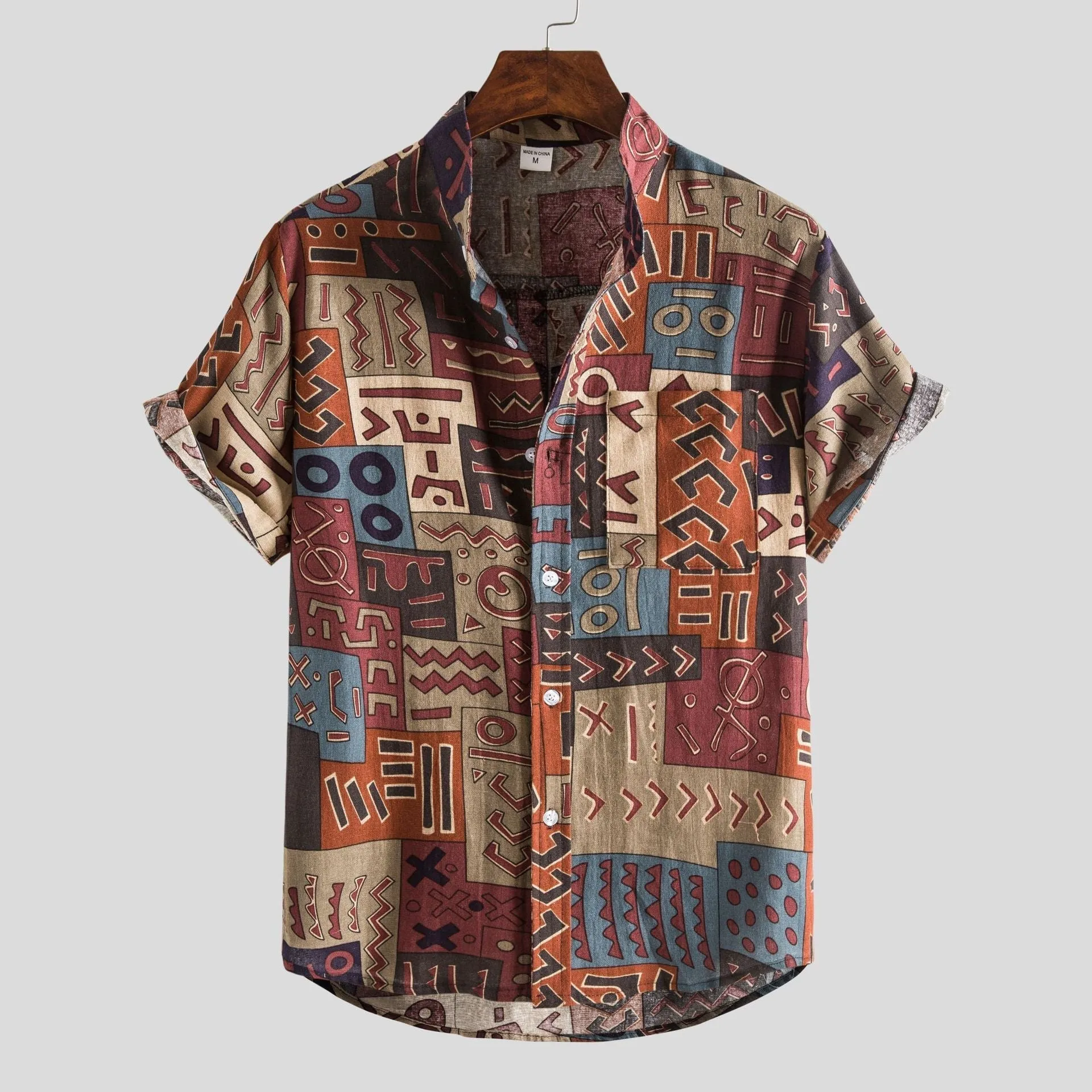 Samuel | Vibrant Pattern Shirt