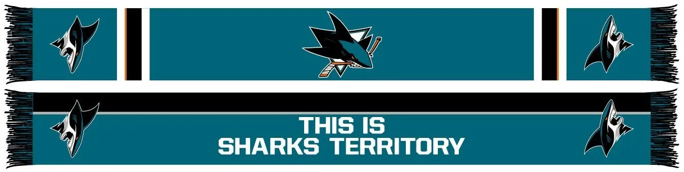 SAN JOSE SHARKS SCARF - Home Jersey