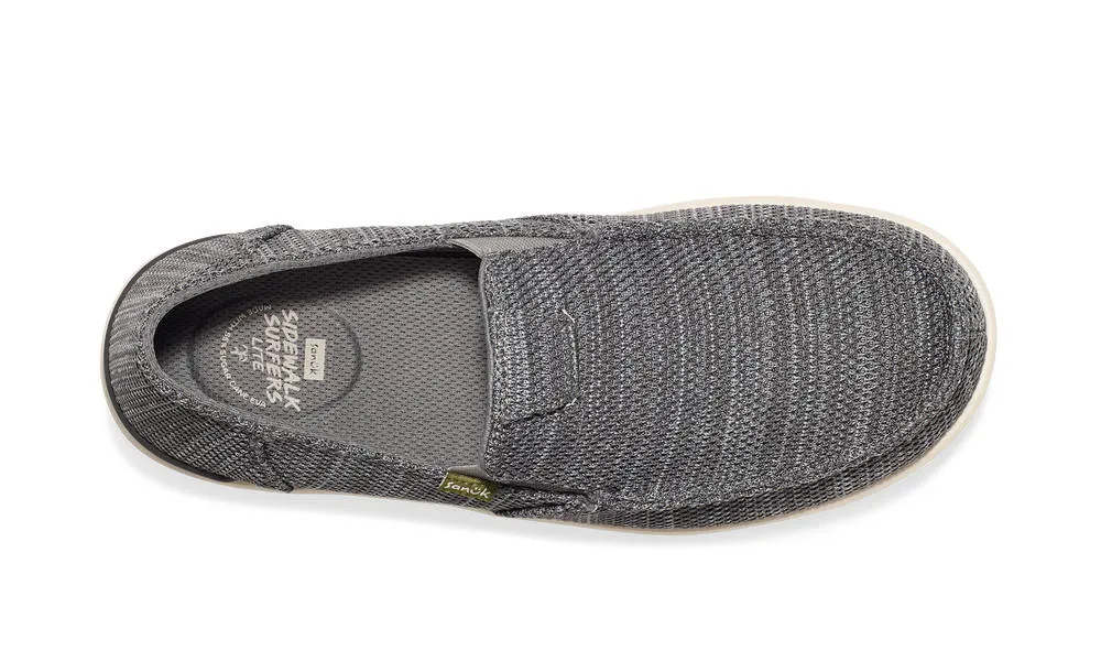 Sanuk Mens Tripper Lite 2 SL Mesh Grey