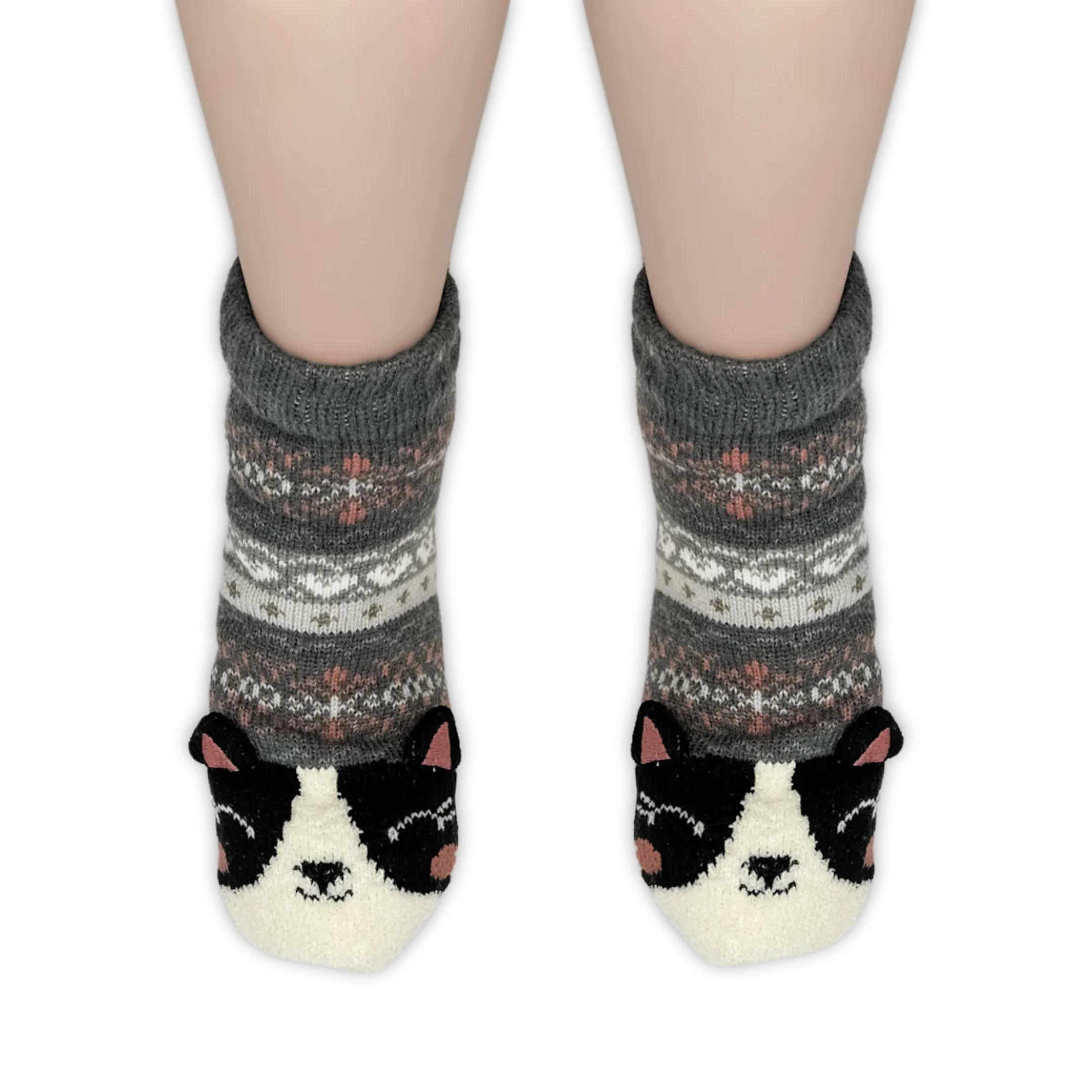 Sassy Cat 3D Ears Cozy Warmer™ Slipper Socks