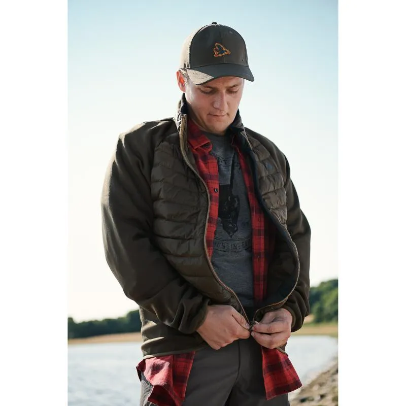 Seeland Hawker Hybrid Mens Jacket - Pine Green