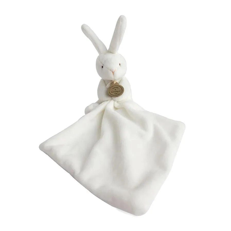 Small Bunny with Doudou Baby Blanket in Flower Box