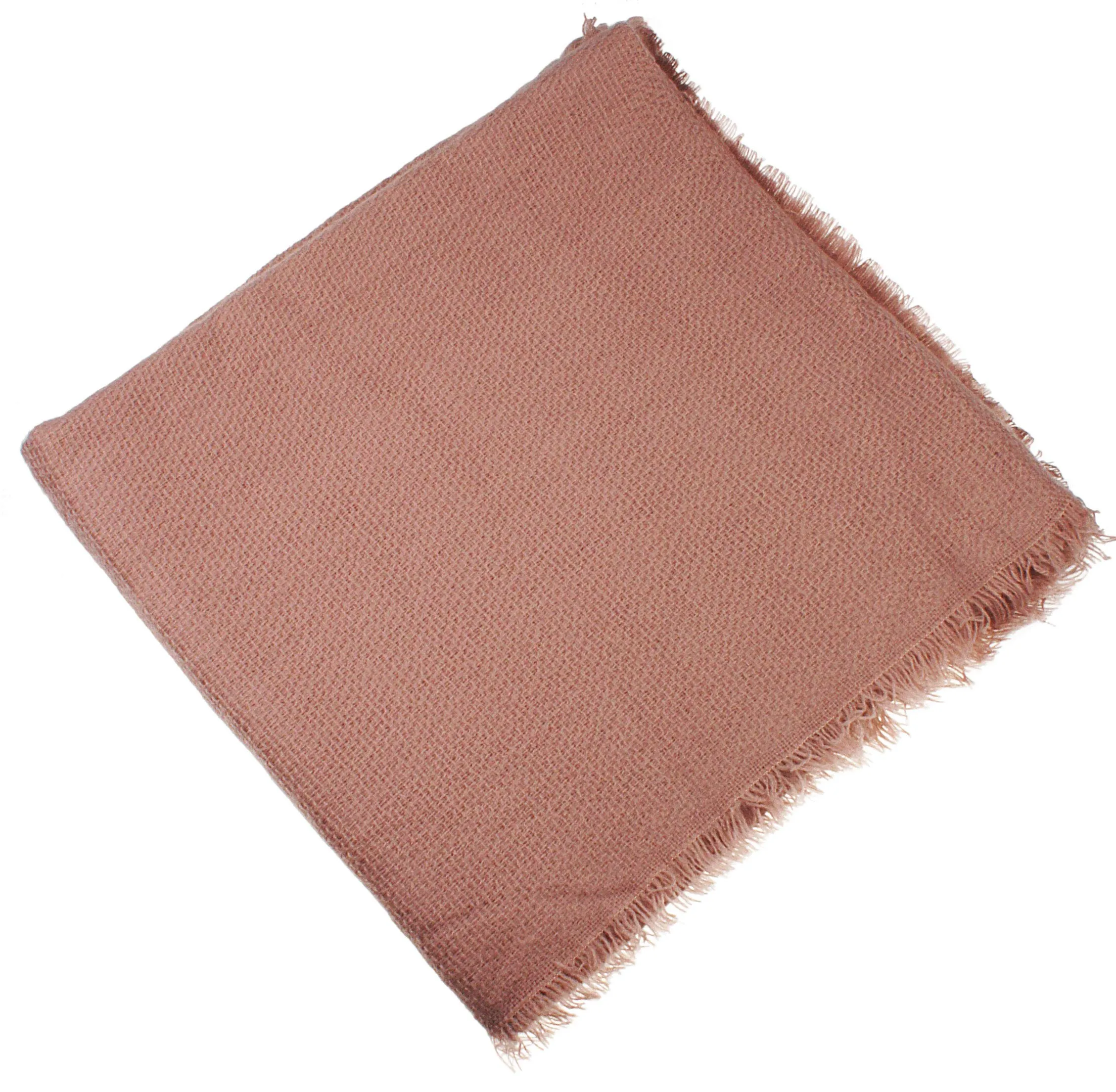 Soft Classic Luxurious Blanket Solid Color Square Scarf Wrap