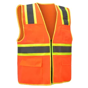 Sparkle, Hi-Vis Executive Vest Yellow With Zipper