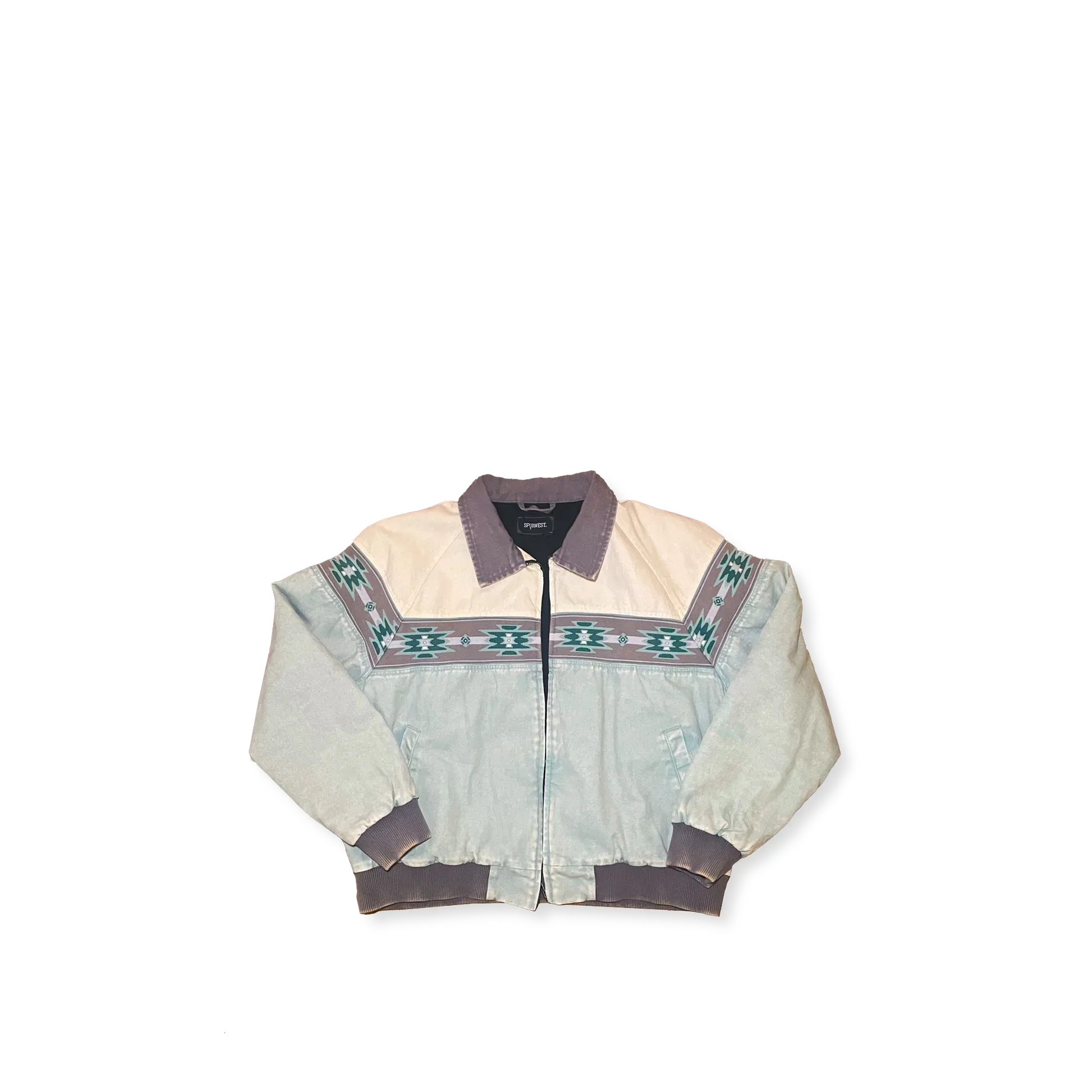 SpurWest Trading Co. Agave Mist Bomber Jacket