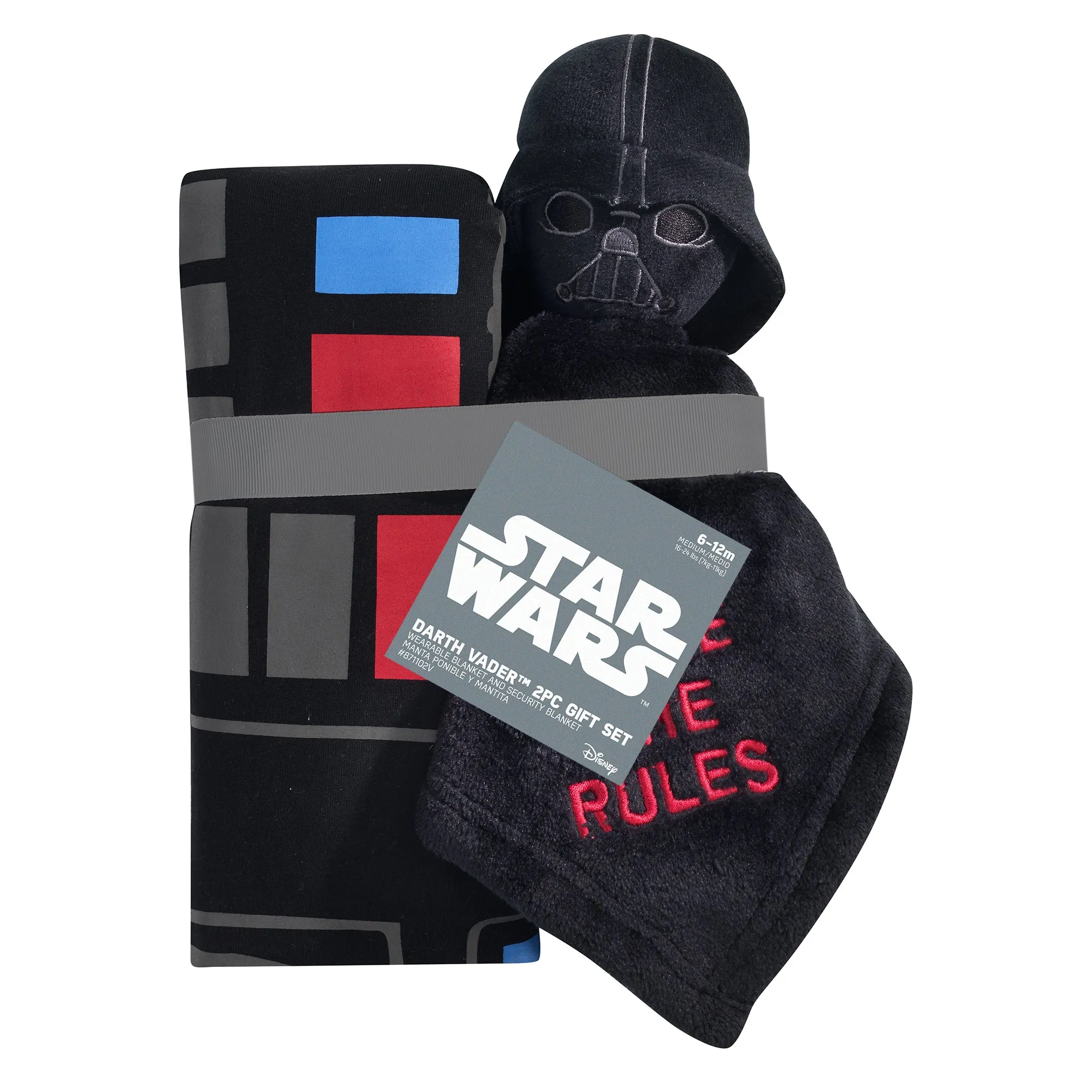 Star Wars Darth Vader Wearable Blanket & Lovey Gift Set