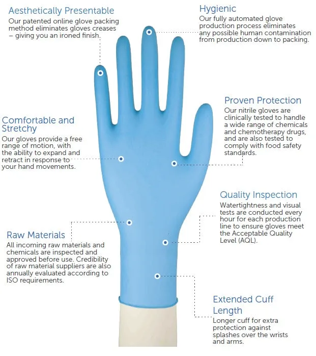 STERILE NITRILE GLOVES Pair (Expired)