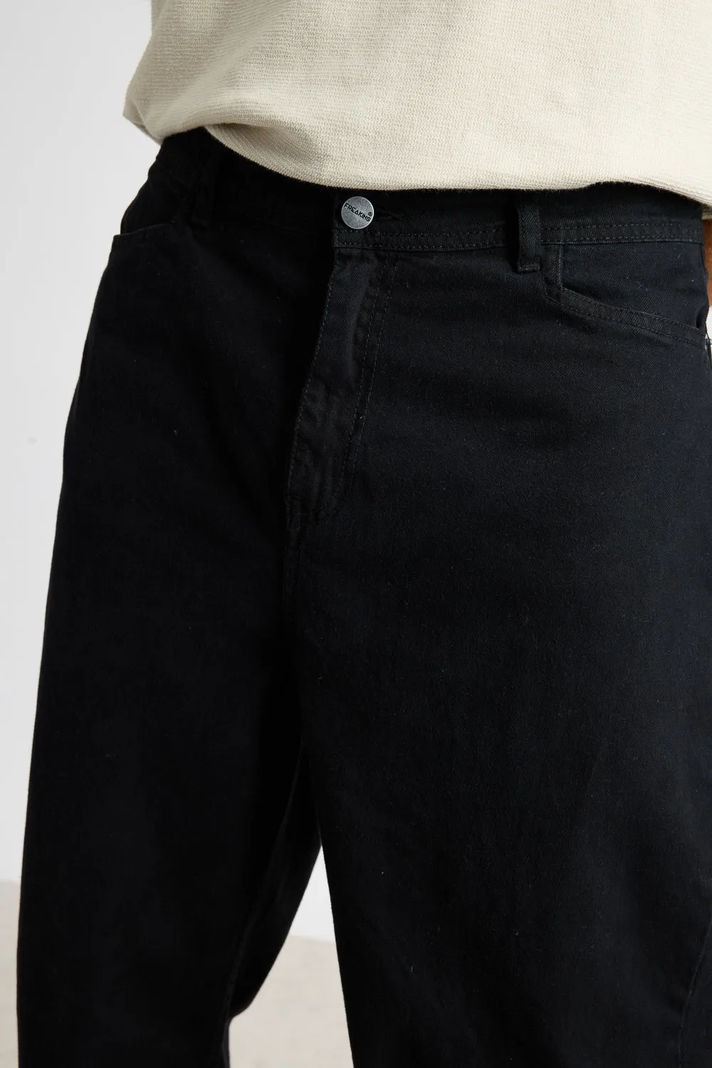 Straight Casual Black Men's Jeans