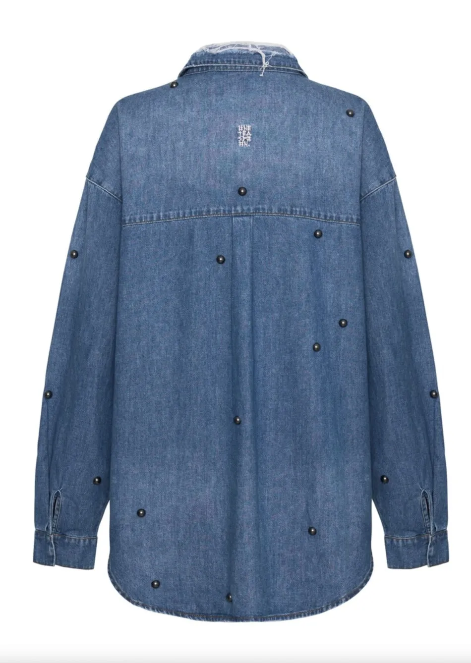 Studded Curtis Denim Shirt Bay Blue