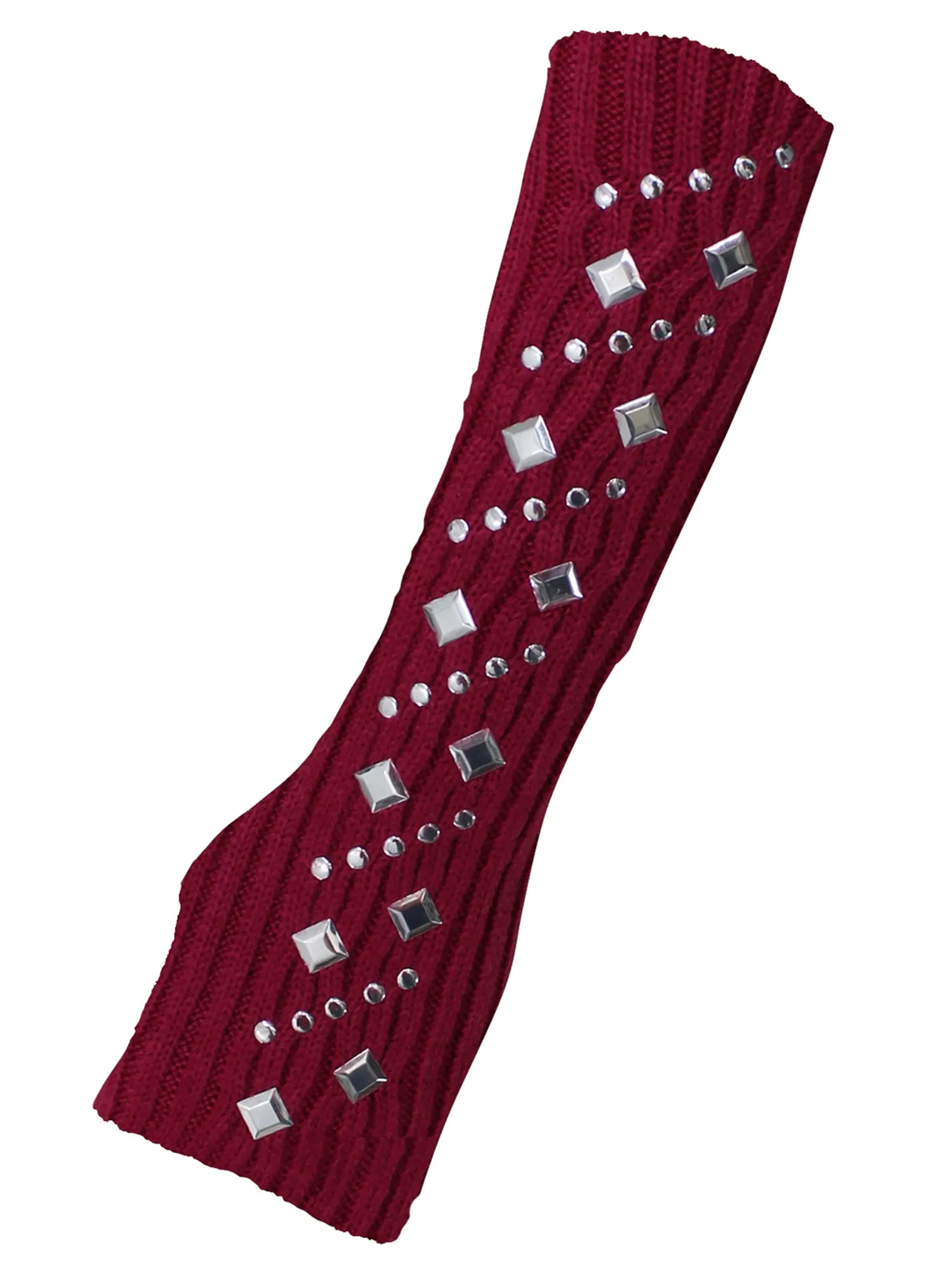 Studded Knit Arm Warmers