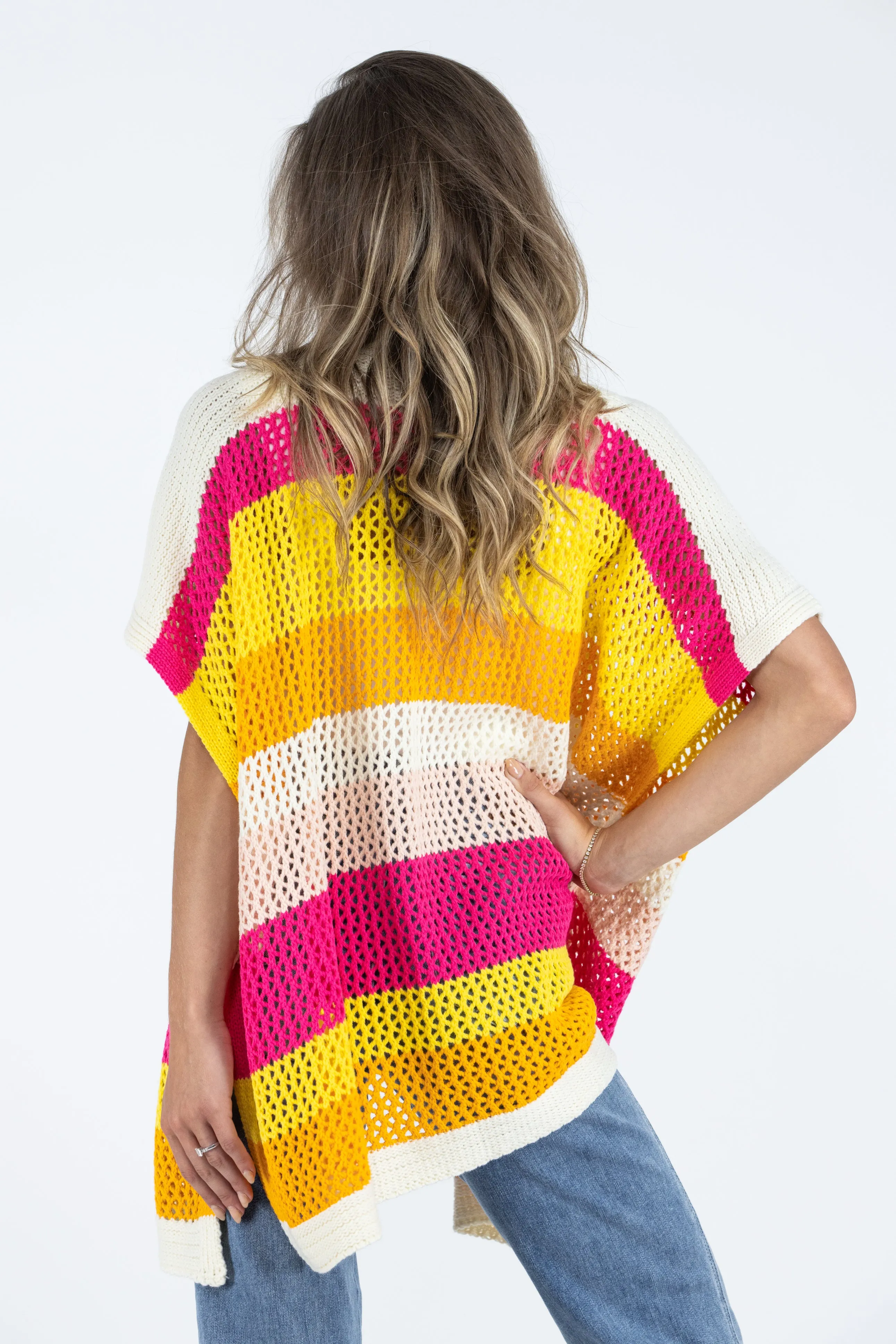 Sunrise and Sunset Short Sleeve Cardigan