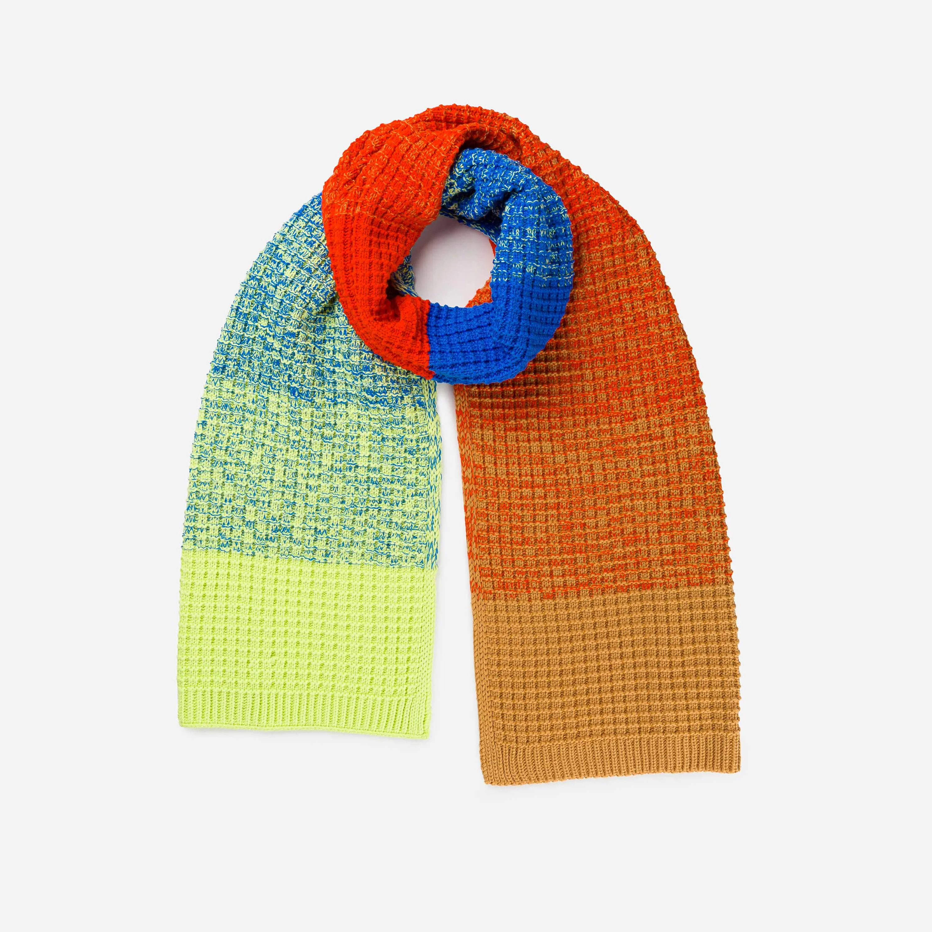 Sunrise Sunset Knit Scarf