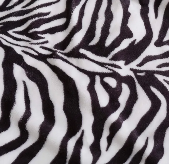 Super Soft Warm Sherpa Fleece Wearable Hoodie Blankets ZEBRA Designs -130 x 180 cm