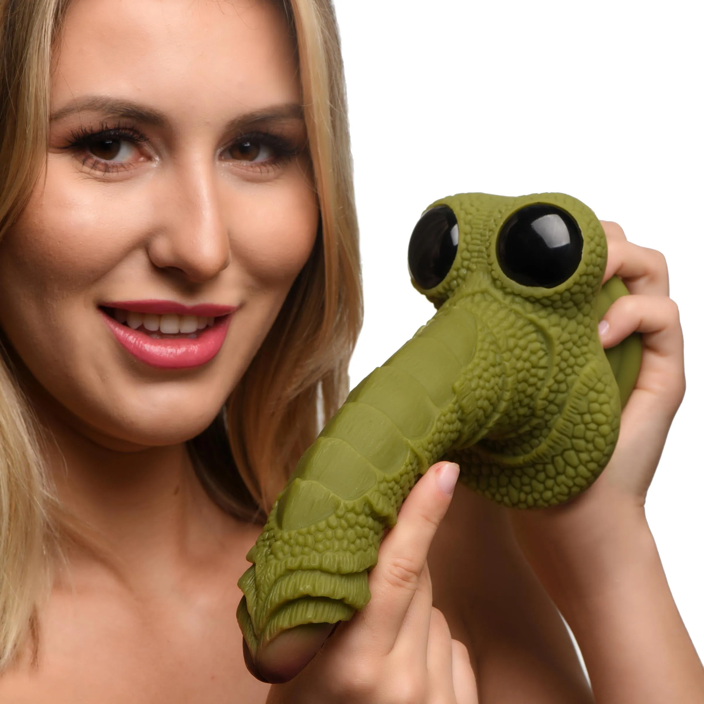 Swamp Monster  Scaly Silicone Dildo