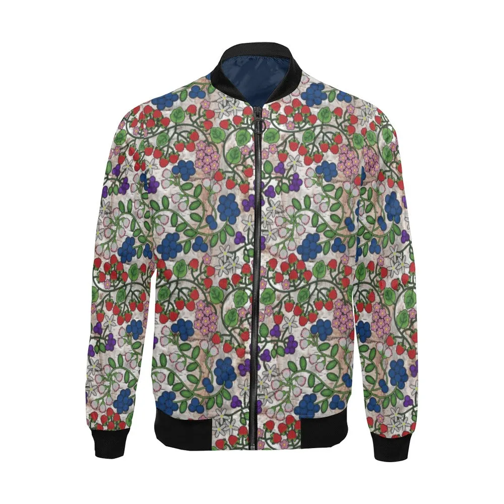 Takwakin Harvest Br Bark All Over Print Bomber Jacket for Men