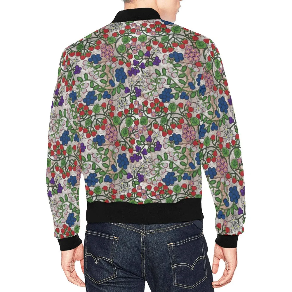 Takwakin Harvest Br Bark All Over Print Bomber Jacket for Men