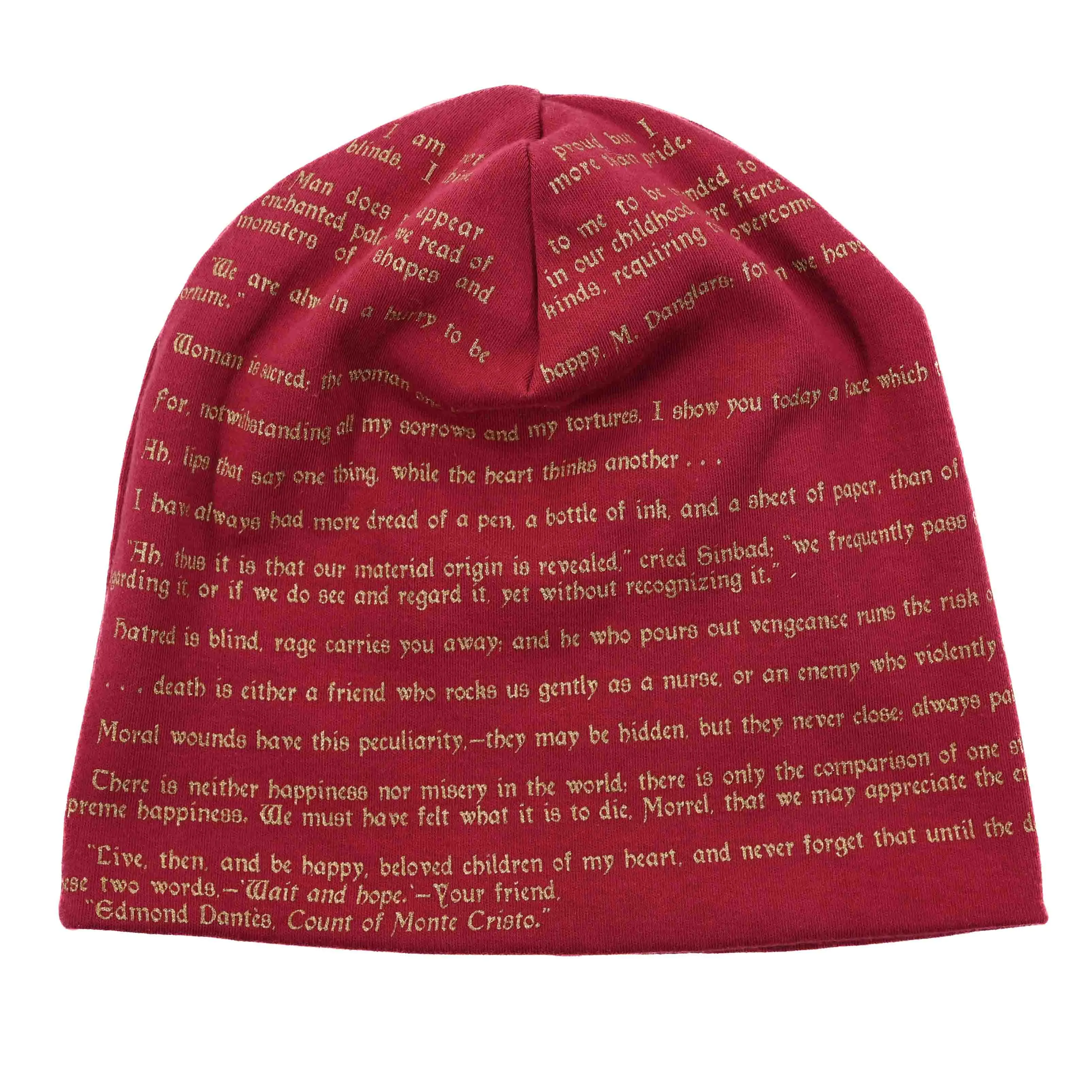 The Count of Monte Cristo Book Beanie