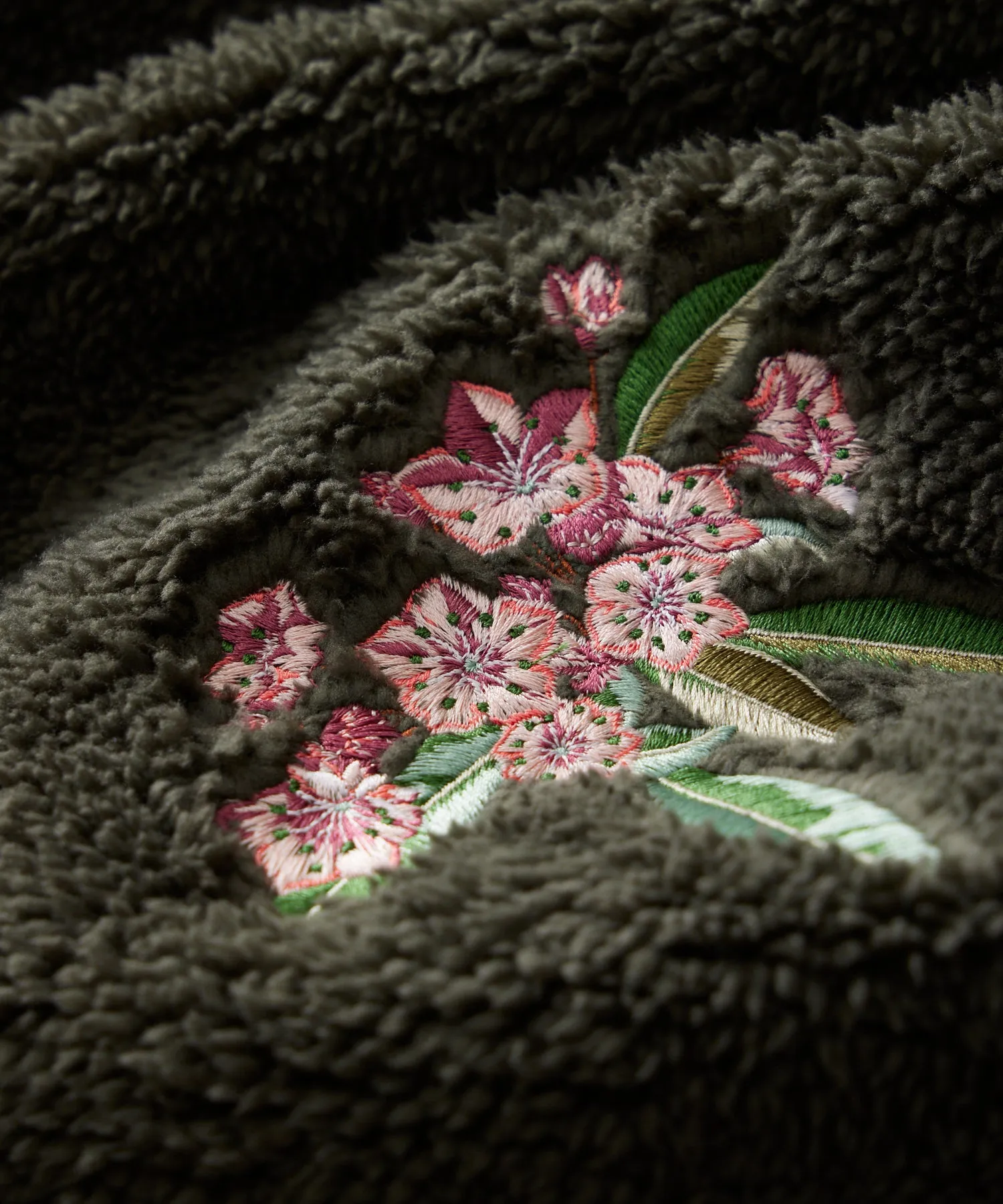 Todd Snyder X Woolrich Sherpa Floral Full-Zip Jacket