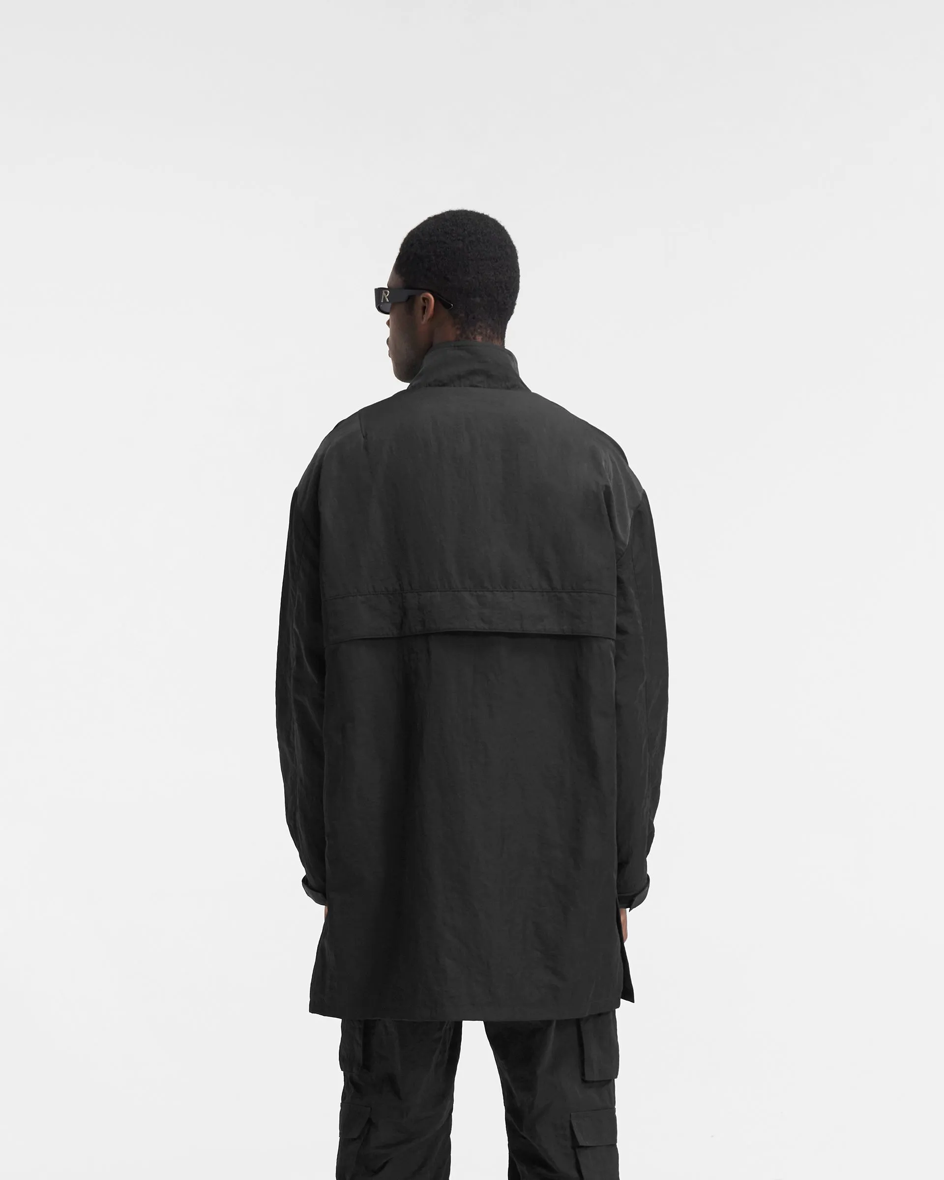 Track Overcoat - Black