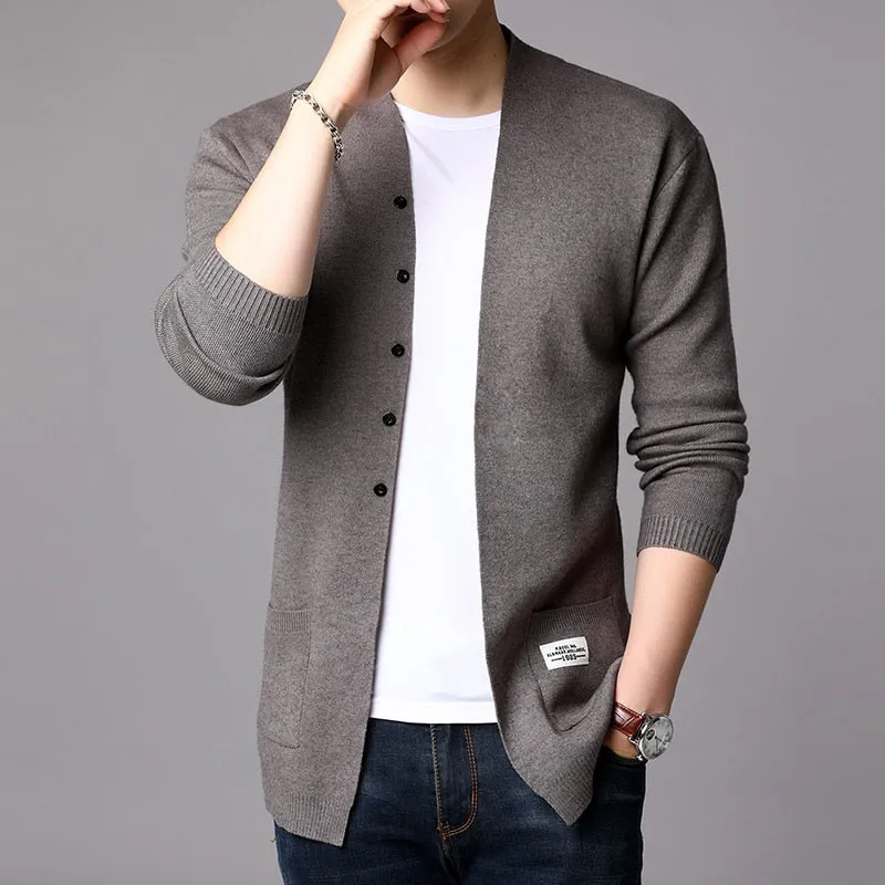 Trendy Windbreaker Autumn Overcoat for Men's