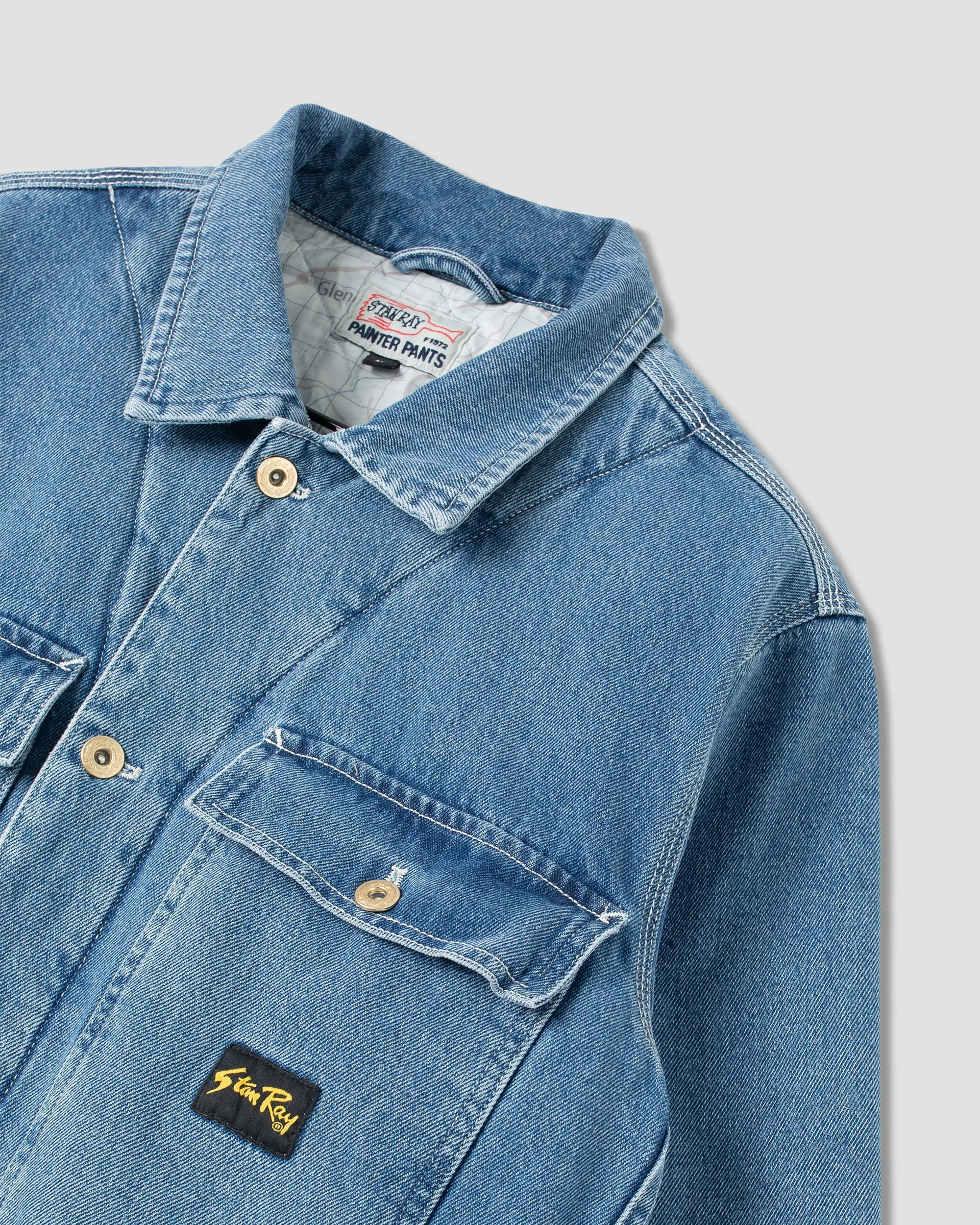 Trucker Jacket (Heavy Stone Wash Denim)