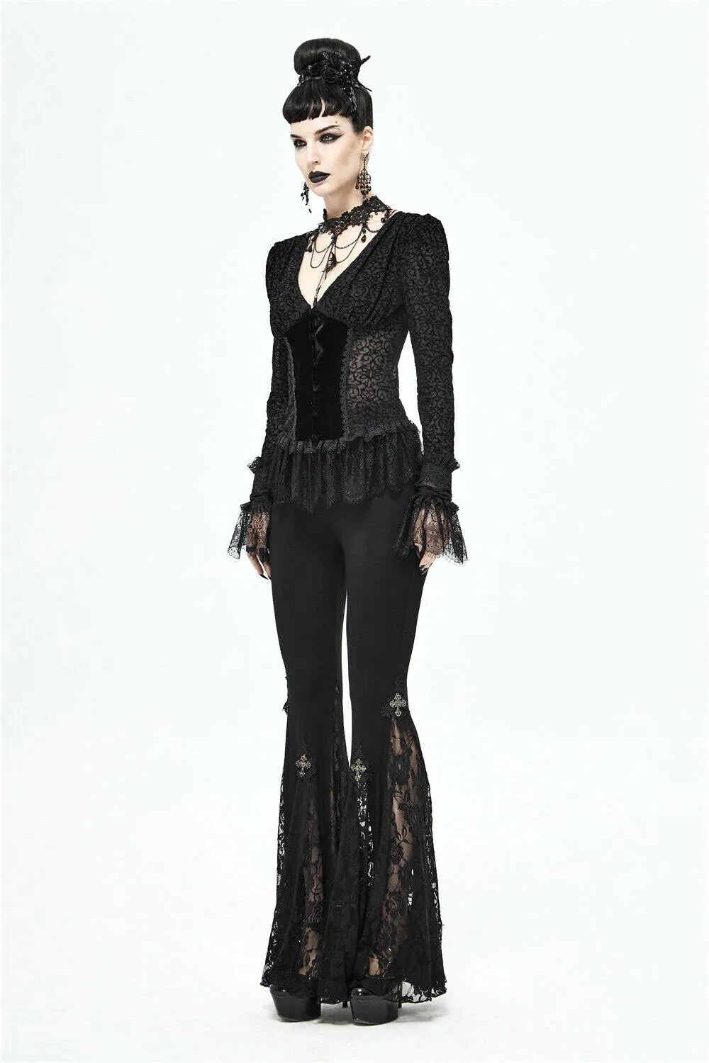 Vampiren Gothic Bell Bottoms