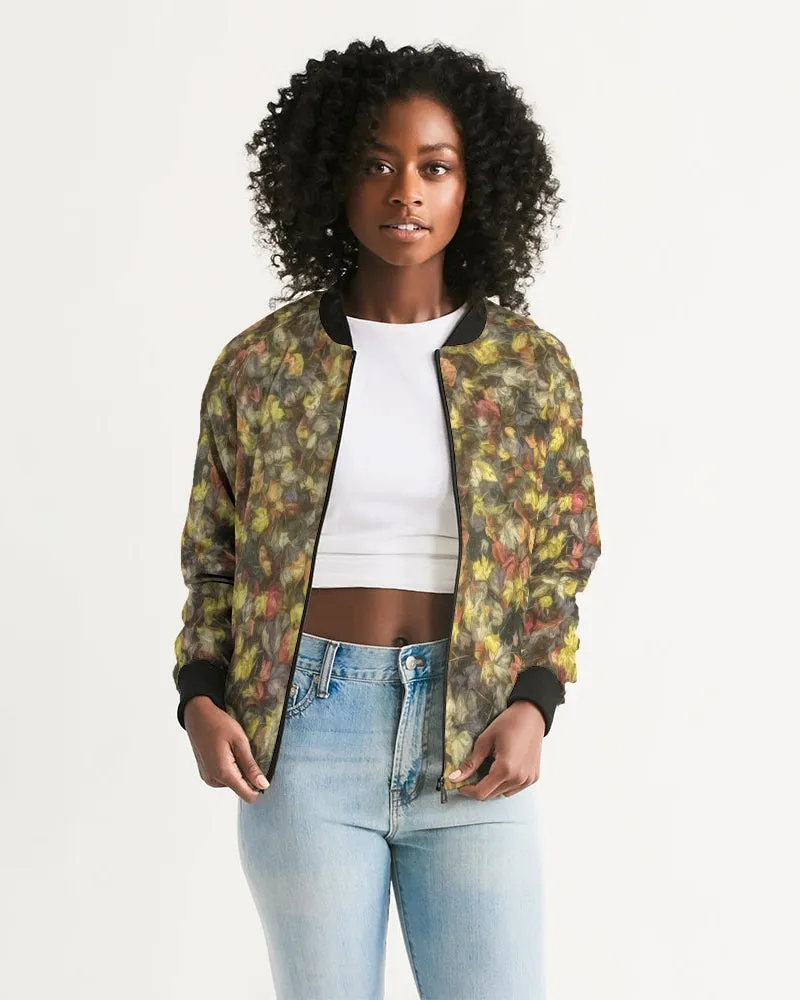 Van Gogh Leaves of Fall Bomber Jacket