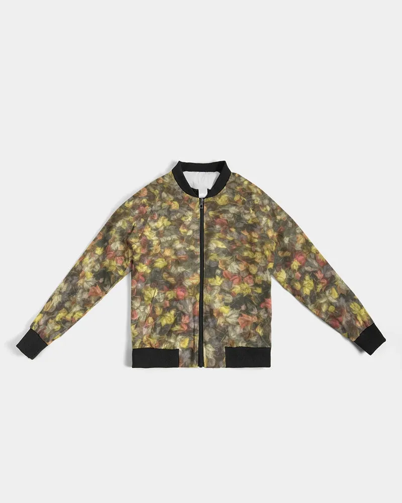 Van Gogh Leaves of Fall Bomber Jacket