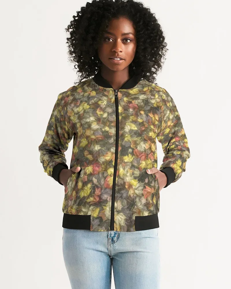 Van Gogh Leaves of Fall Bomber Jacket