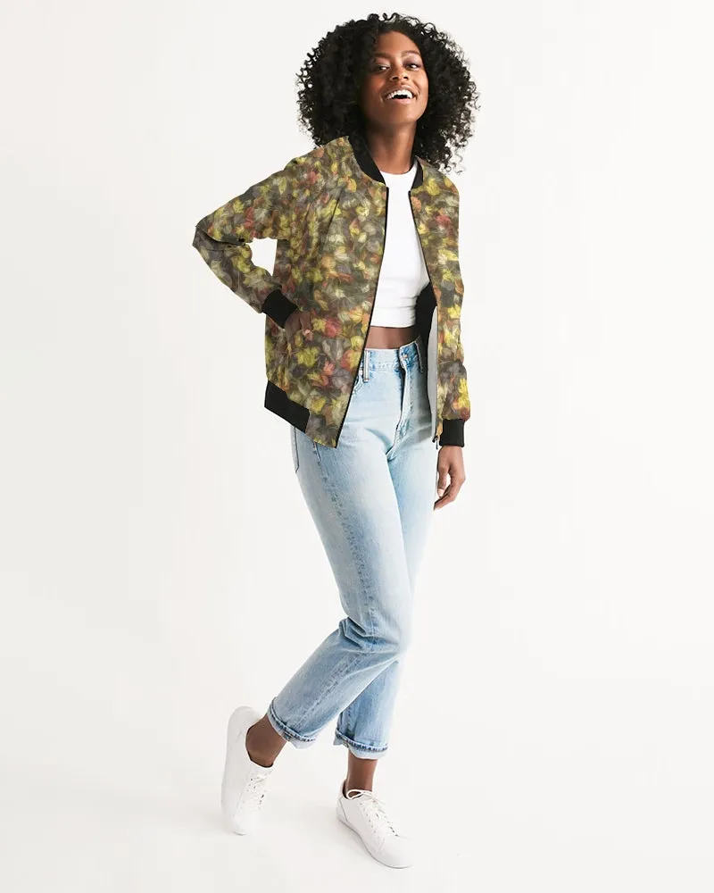 Van Gogh Leaves of Fall Bomber Jacket