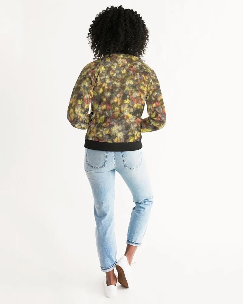 Van Gogh Leaves of Fall Bomber Jacket