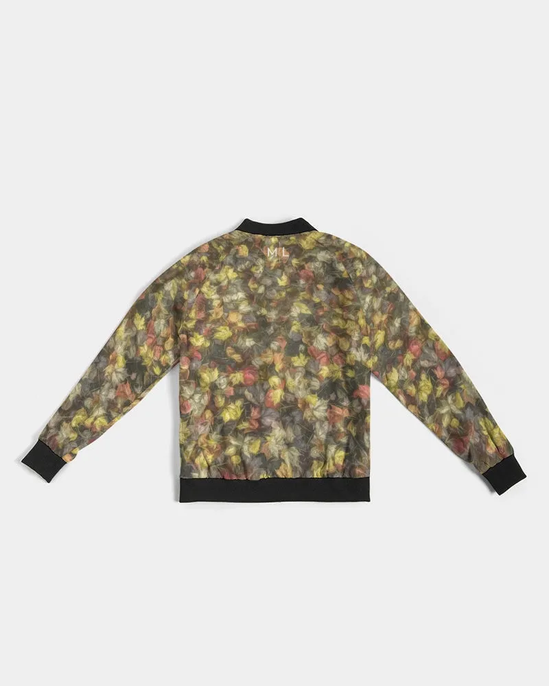 Van Gogh Leaves of Fall Bomber Jacket