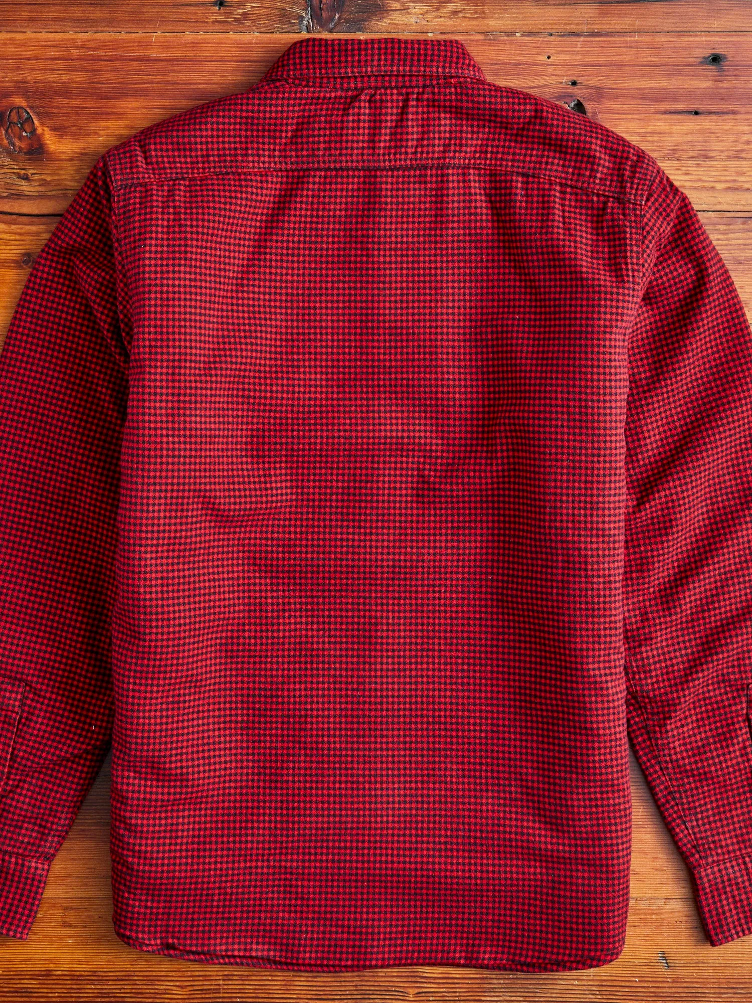 Vermont Lined Overshirt in Red Black