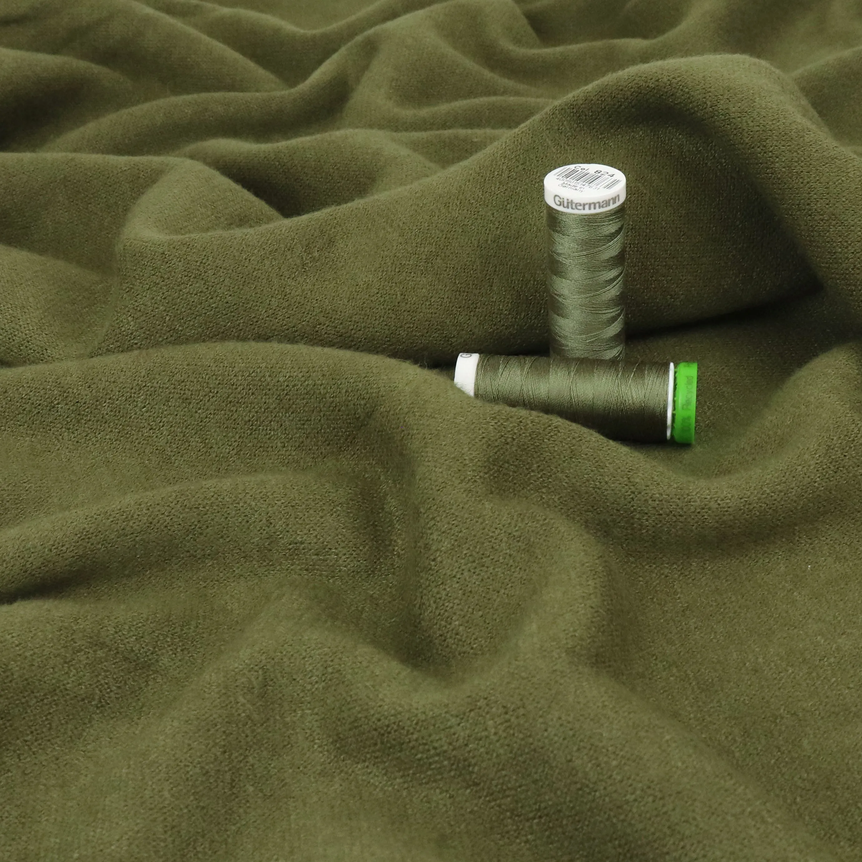 Viscose Soft Knit - Olive Green