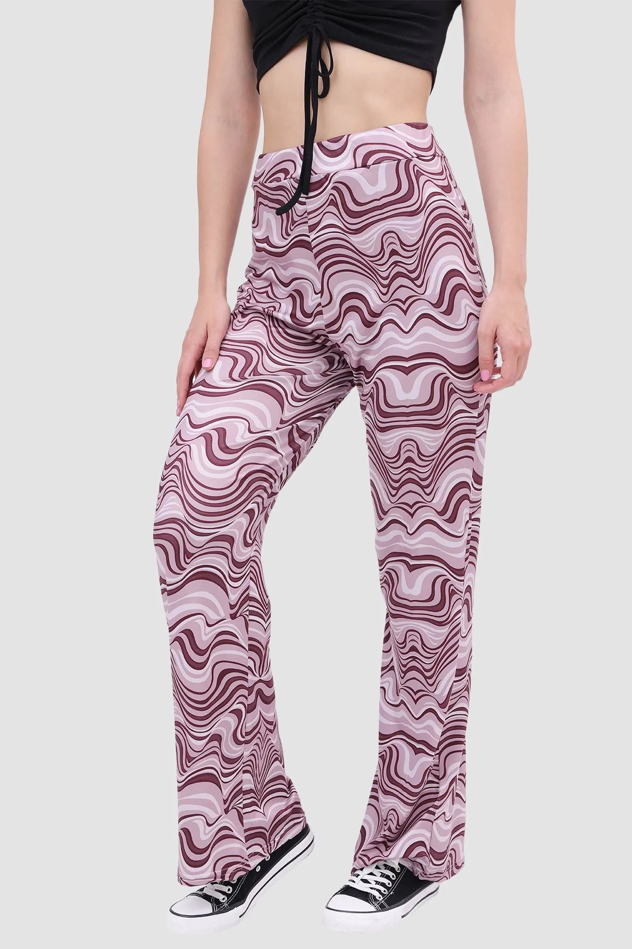 Water Ripple Yoga Flared Pants