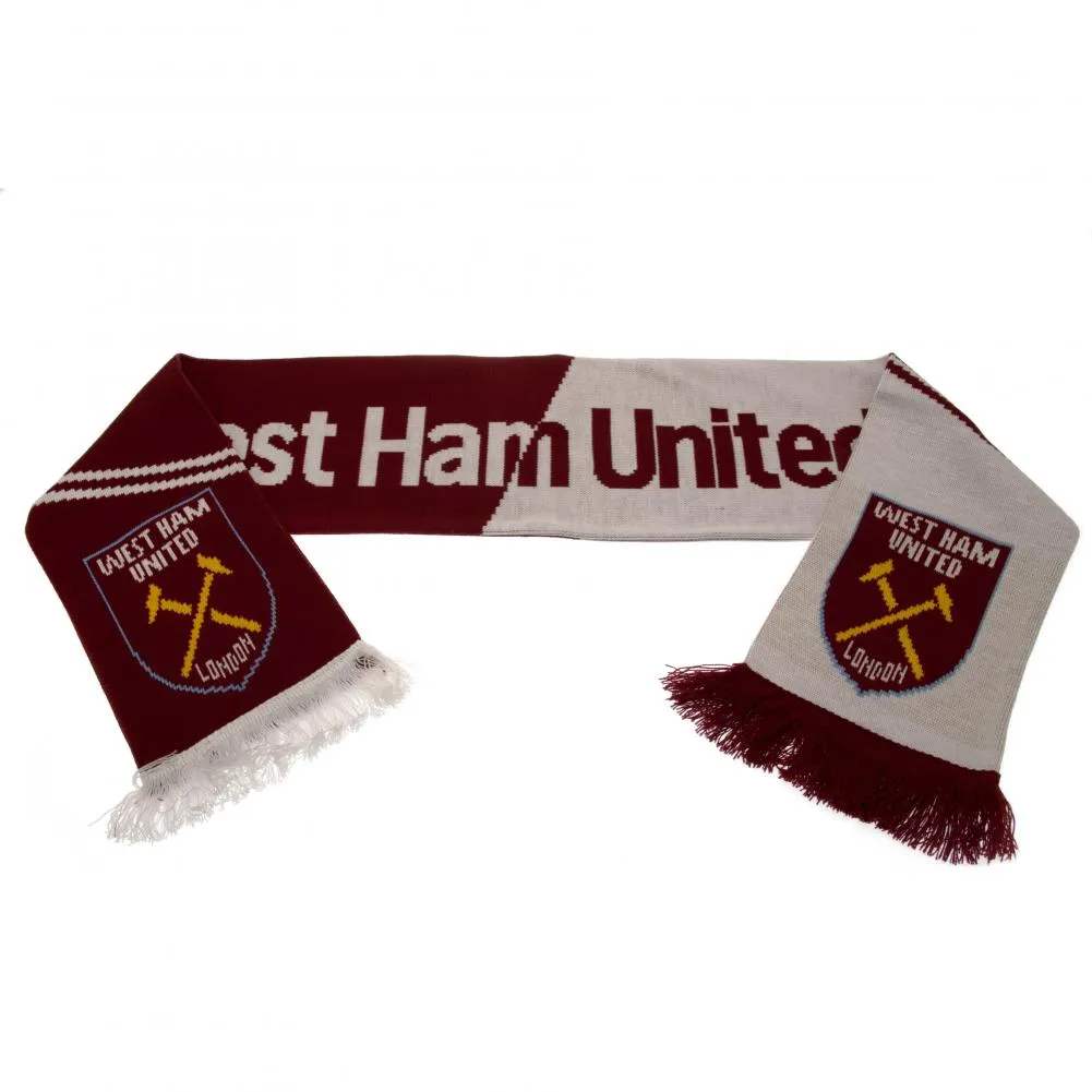 West Ham United FC Scarf VT