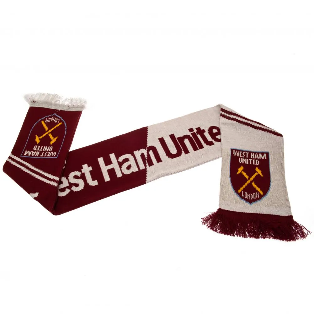 West Ham United FC Scarf VT